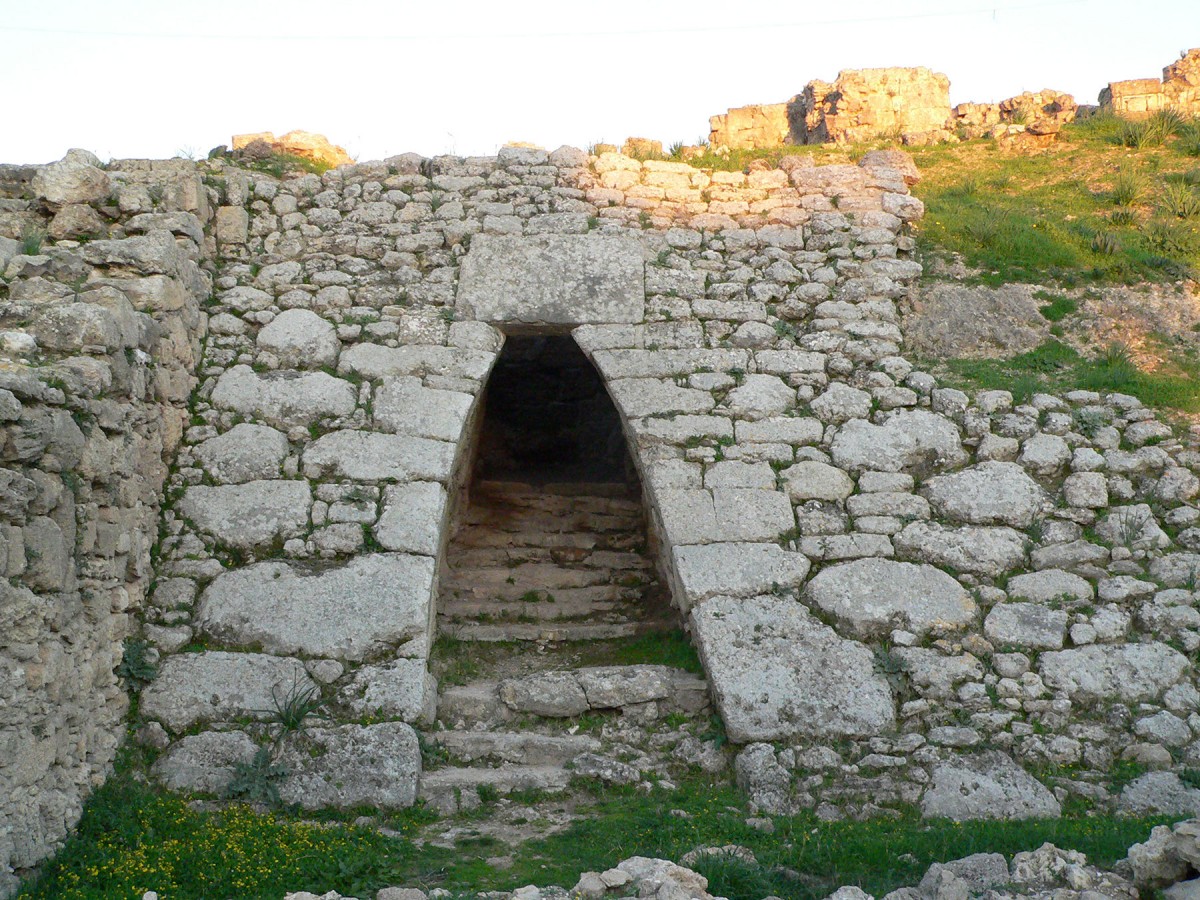 Ugarit Palace Entrance.