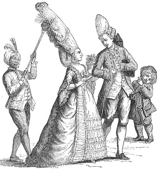 French fashion, 1700-1789.
