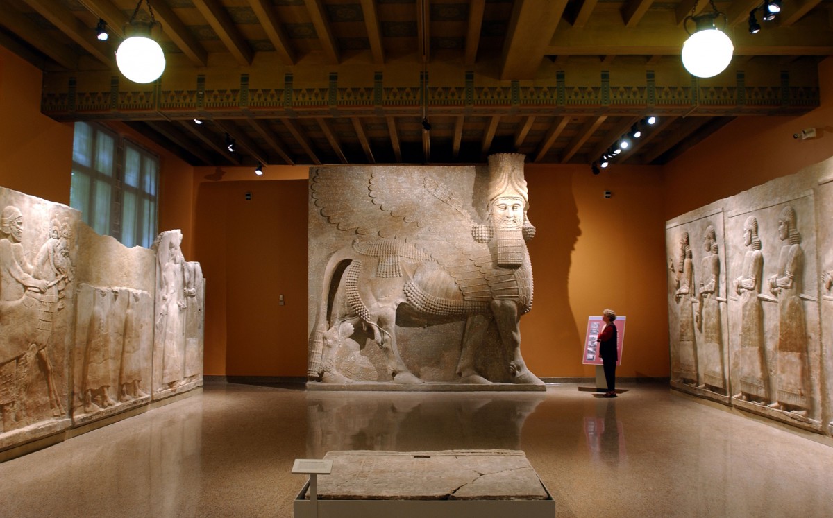 View of the Oriental Institute exhibition.