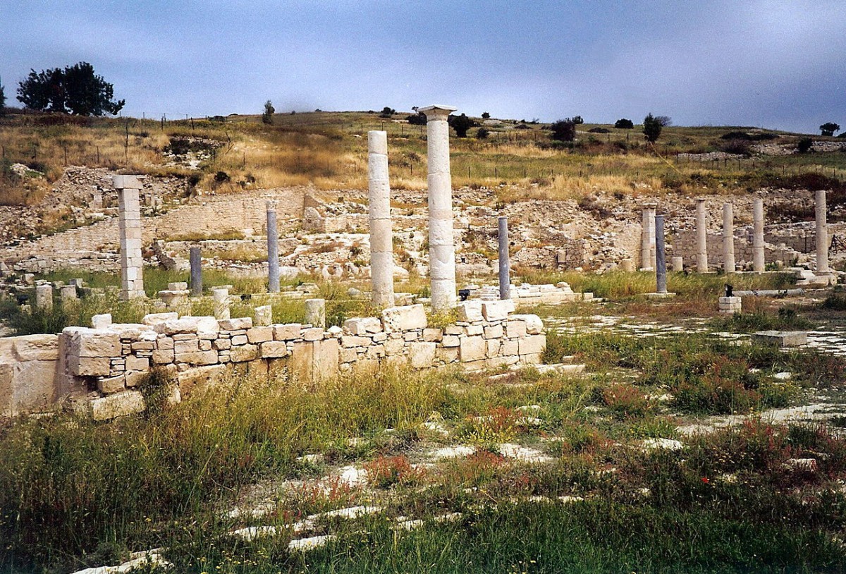 Ruins of the ancient city of Amathus (Cyprus).