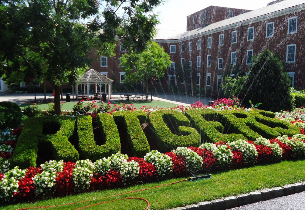 Rutgers University: Shrubbery at the College Avenue campus.
