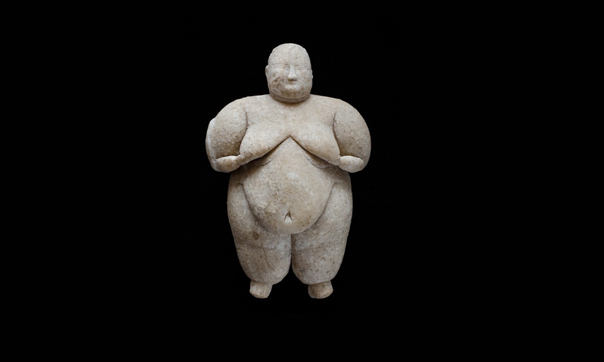 This 8,000-year-old figurine is notable for its craftmanship. Such detail is only possible with thin tools, like flint or obsidian, in the hands of a practiced artisan. (Image credit: Çatalhöyük Research Project)