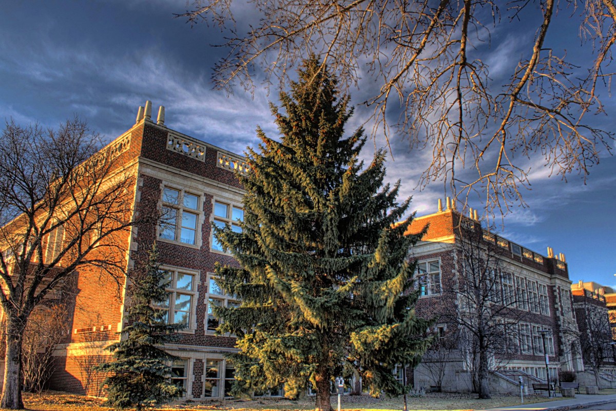 Corbett Hall, University of Alberta campus.