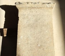 Marble tablet with rental agreement found in Turkey