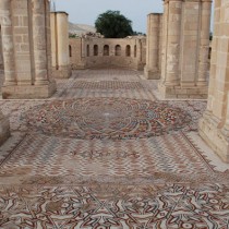 Huge mosaic revealed for a day in Jericho