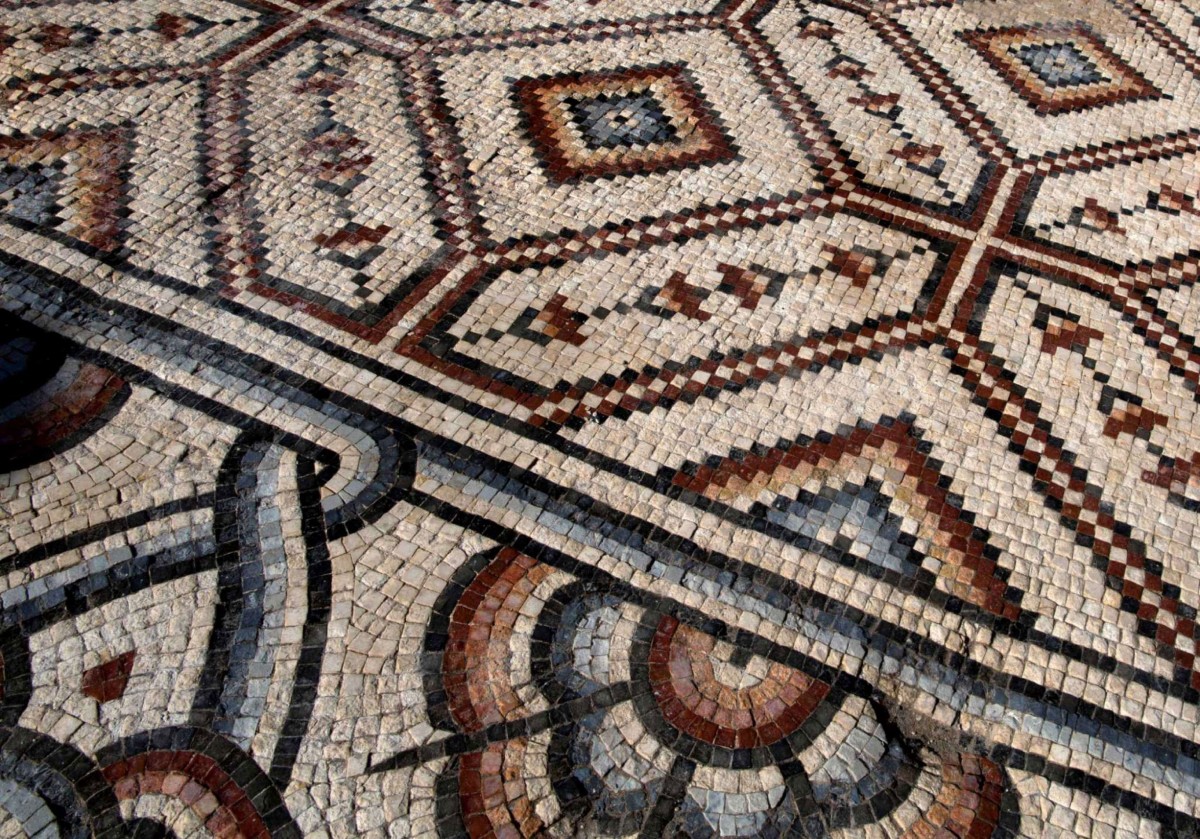 Mosaic Detail. Photo Credit: AP/Nasser Nasser/The History Blog.