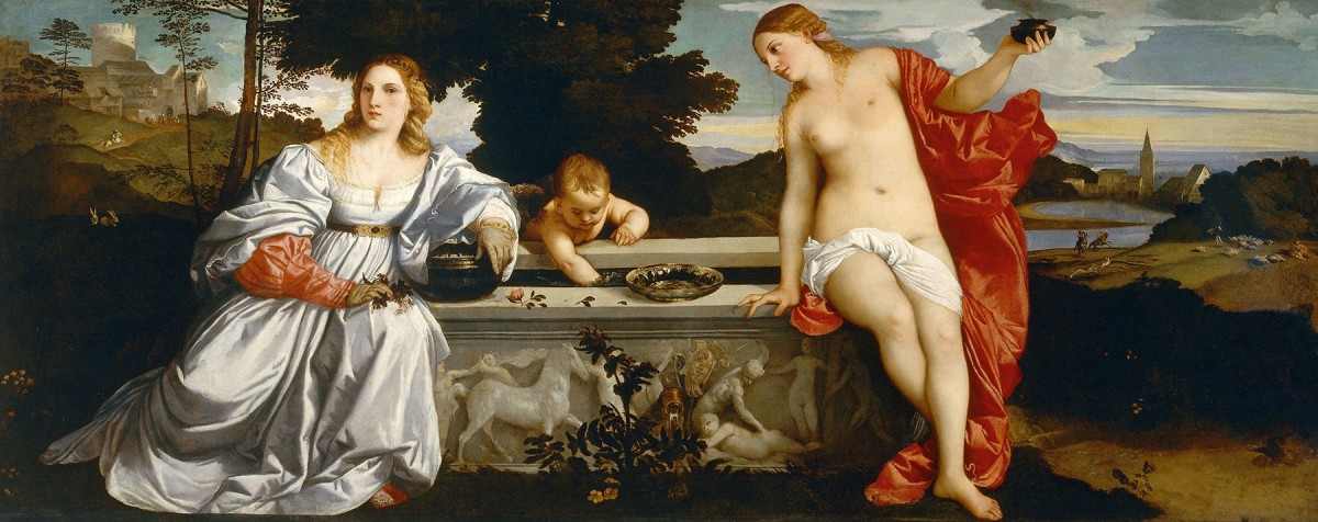 Titian, Sacred and Profane Love, c. 1514. Galleria Borghese, Rome.