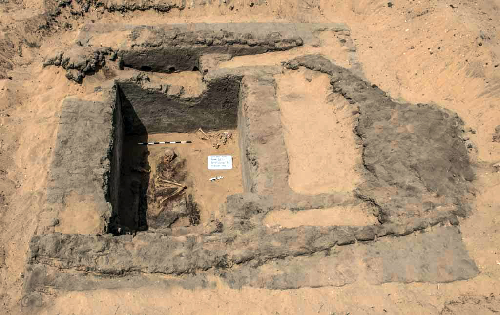 View of the recent excavations at Abydos. Courtesy of the Ministry of Antiquities. 