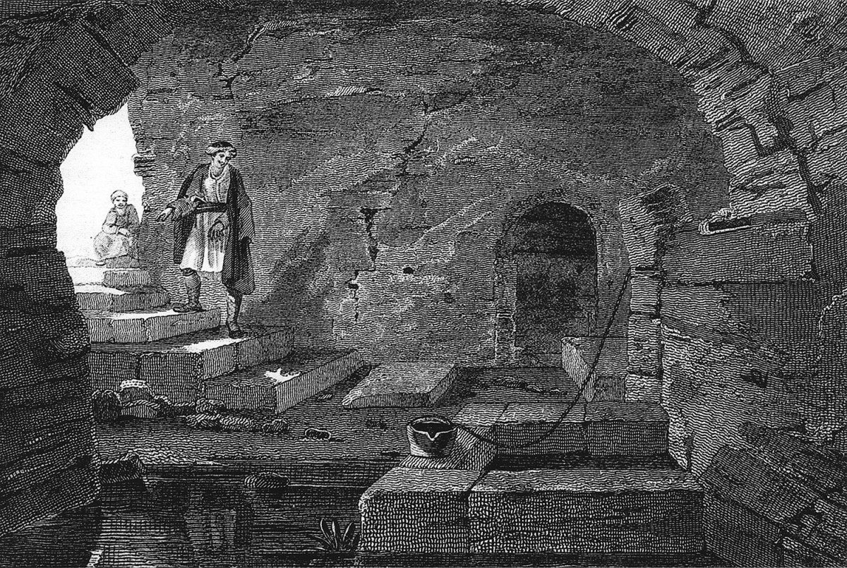 Patras, Sacred Spring of Demeter-Well of Saint Αndrew. Copperplate from the edition E. Dodwell, «A Classical and Topographical Tour through Greece», London 1819.