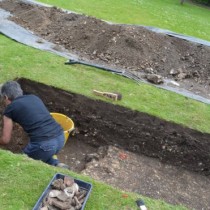 Remarkable discovery as Roman houses are identified under city centre park