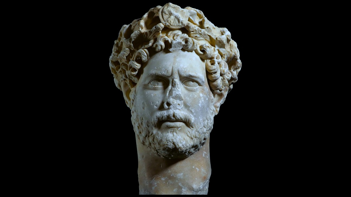 Portrait of Emperor Hadrian found in Syngrou Avenue. National Archaeological Museum (EAM 3729), Athens.