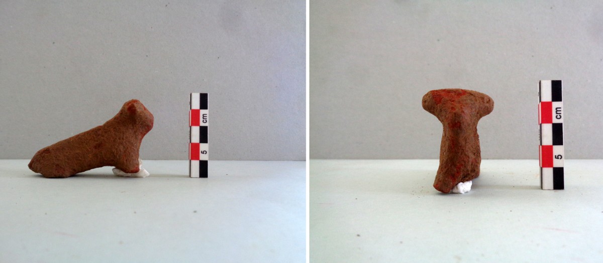 Clay figurine of a bovide (Photo A. Mazarakis Ainian)