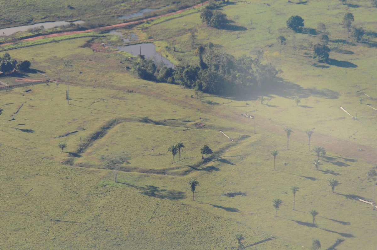 Acre's geoglyphs were hidden by forest until ranching and other activities led to massive deforestation in the 1980s. Photo Credit: Diego Gurgel/Live Science.