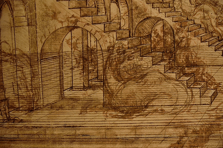 During restoration specialists were able to identify da Vinci's experimentation with techniques he used later on Photo Credit: Andrea Paoletti/The Florentine.