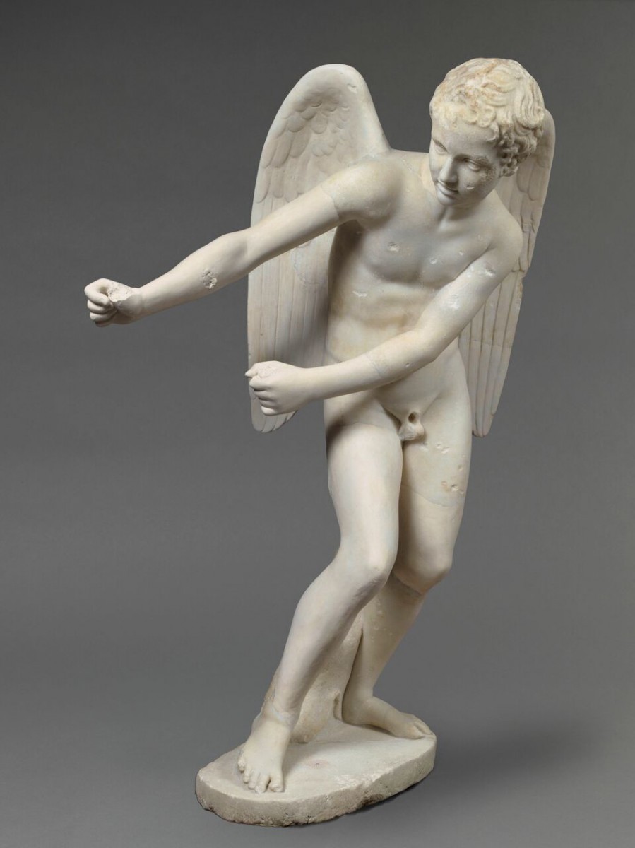 Eros Stinging His Bow. 2nd c. AD. Louvre Museum, MA 448 (MR 139) © RMN–Grand Palais / Art Resource, NY