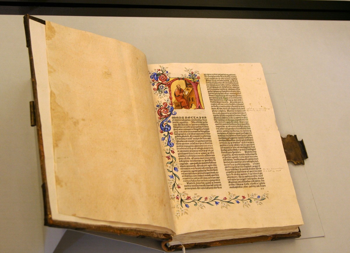 Paulus Venetus, Expositio in libros Posteriorum Aristotelis. Venice: Reynaldus de Novimagio & Theodorus de Reynsburch, 1477.