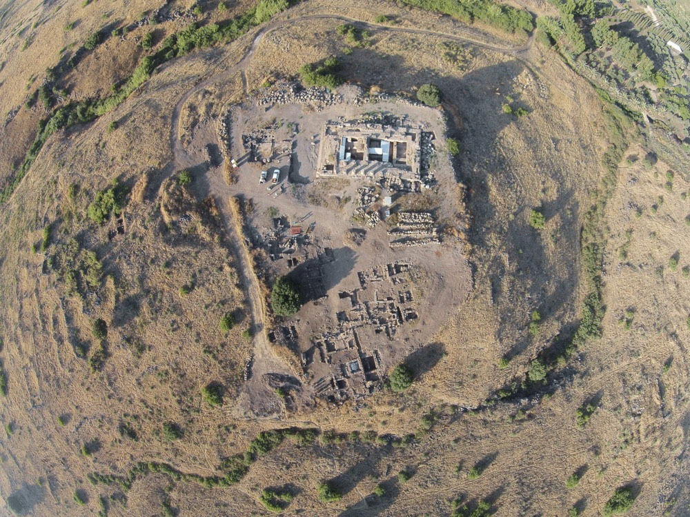 The 1,900-year-old house containing scenes of nature is part of a much larger archaeological site called Omrit.
Photo Credit: Dan Schowalter/LiveScience.
