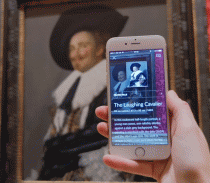 A new app provides information on artworks