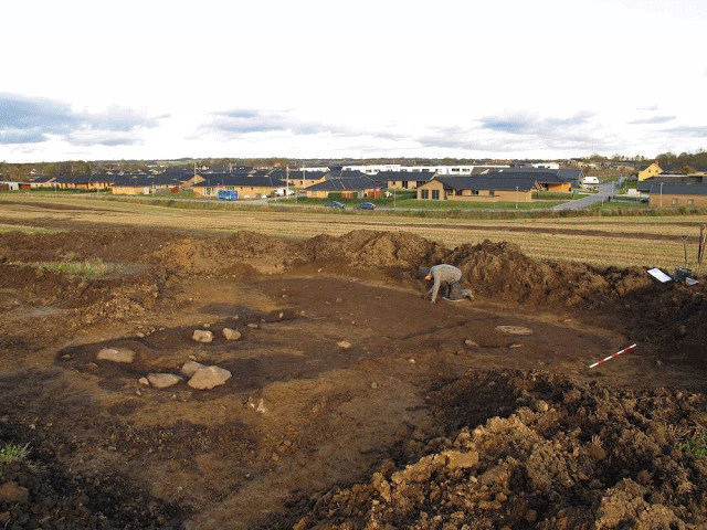 Site cleared in preliminary excavation, 2012. Photo Credit: Museum of Skanderborg/TANN.