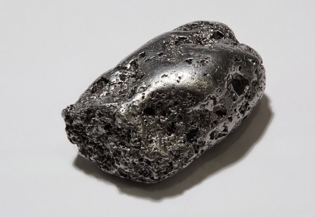 Platinum –an element associated with cosmic objects like asteroids or comets.