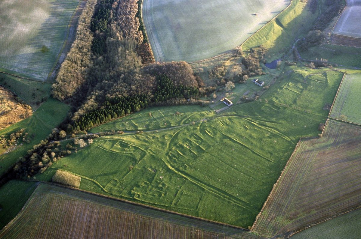 Wharram Percy Medieval village. Credit: Historic England