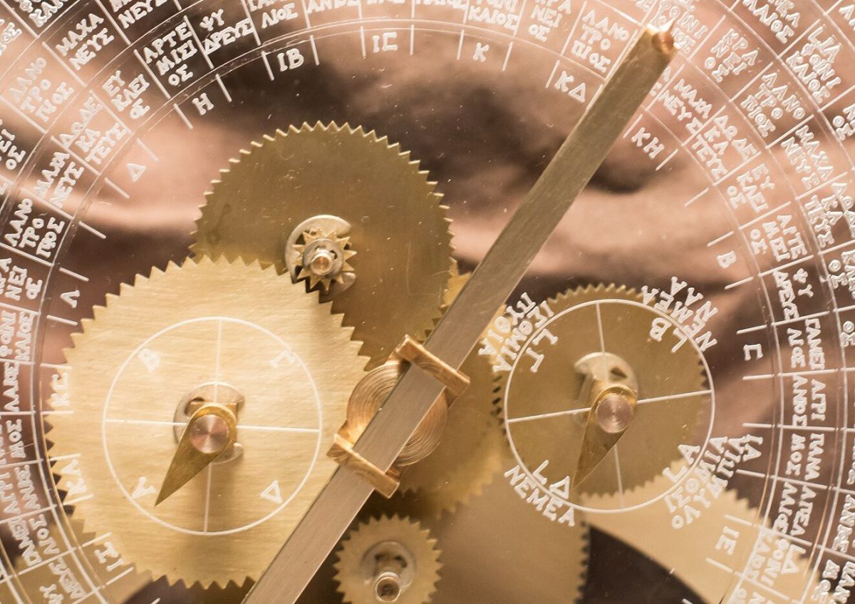 Interactive Model of the Antikythera Mechanism (detail). 