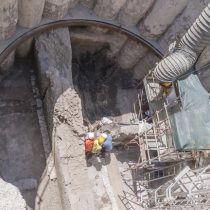 Pompeian houses found in Rome during metro line excavations