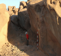 Mysterious holes in rocks in Sudan supported architectural structures