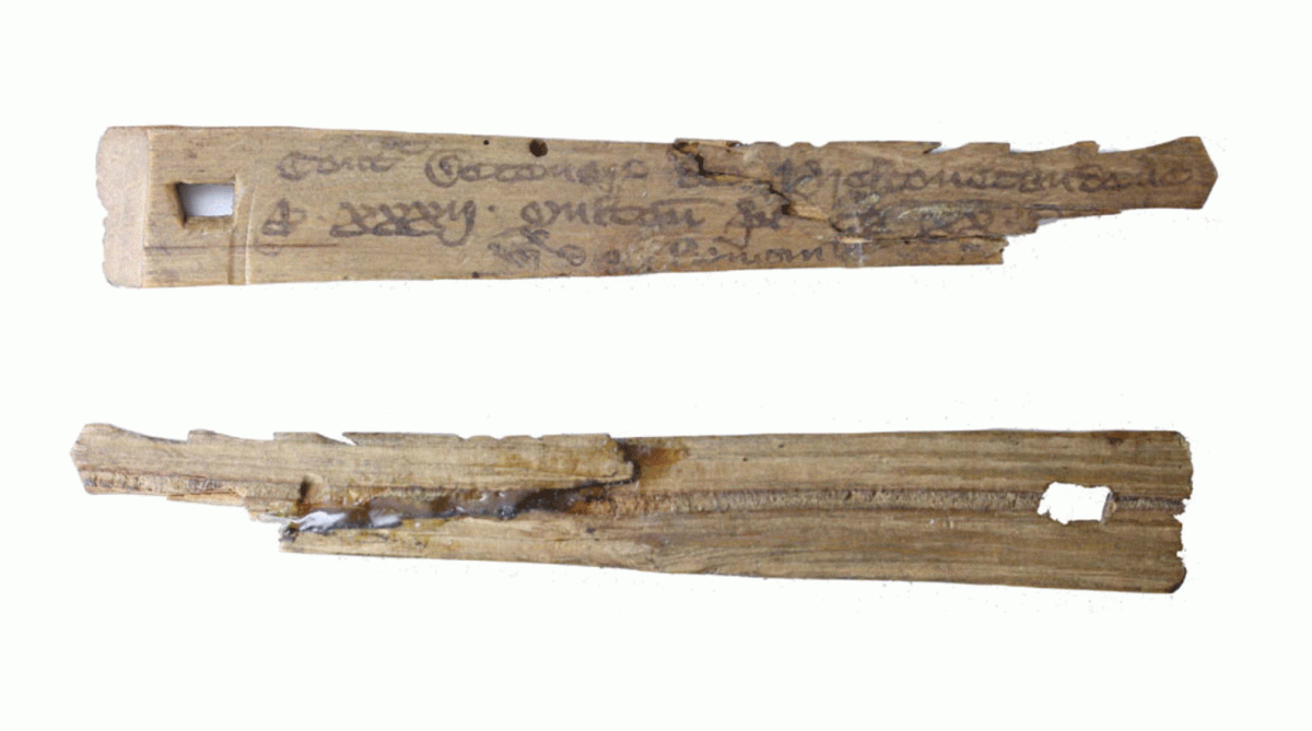 Medieval English tally sticks recorded transactions and monetary debts. Photo Credit:  Winchester City Council Museums, CC BY-SA/The Conversation.