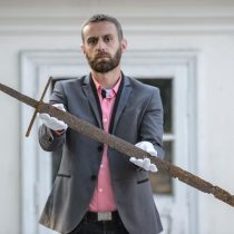 Medieval sword discovered at a peat bog