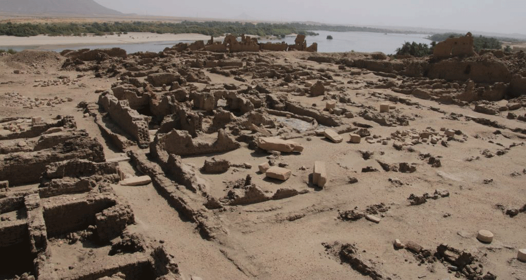 View of the ruins of the town of Sai. Founded by the Egyptians on the island of the same name in the Nile, in what is now Sudan, the town was occupied from 1500 until 1200 BC. Photo Credit: Julia Budka/Heritage Daily.