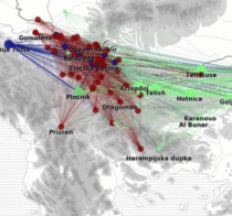 Algorithms identify the dynamics of prehistoric social networks in the Balkans