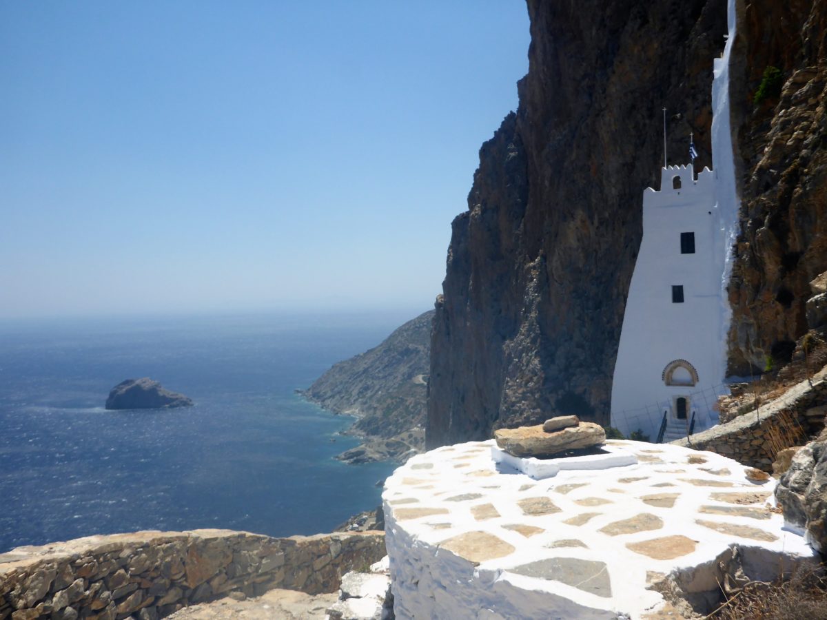 The monastery of Panagia Hozoviotissa, Amorgos