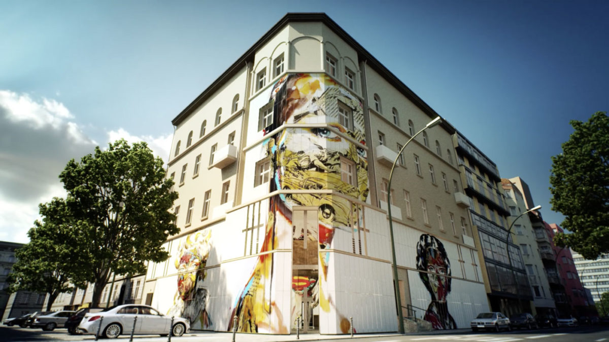 The building that houses the museum of Street Art in Berlin (photo: Urban Nation) 