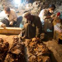 Newly unearthed ancient tomb with mummies unveiled in Egypt