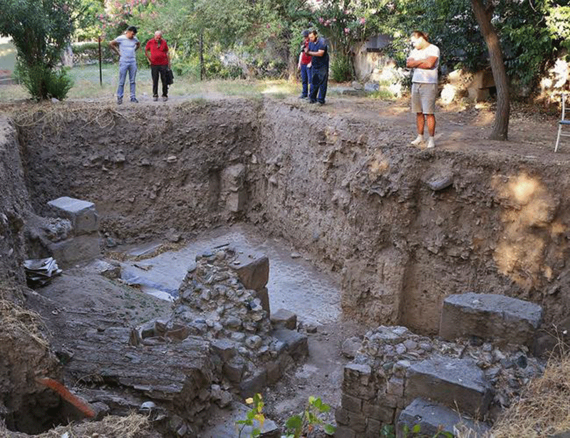 The site bears evidence of settlements from various times, dating back to the Chalcolithic Period. Photo Credit: Hurrieyt Daily News.