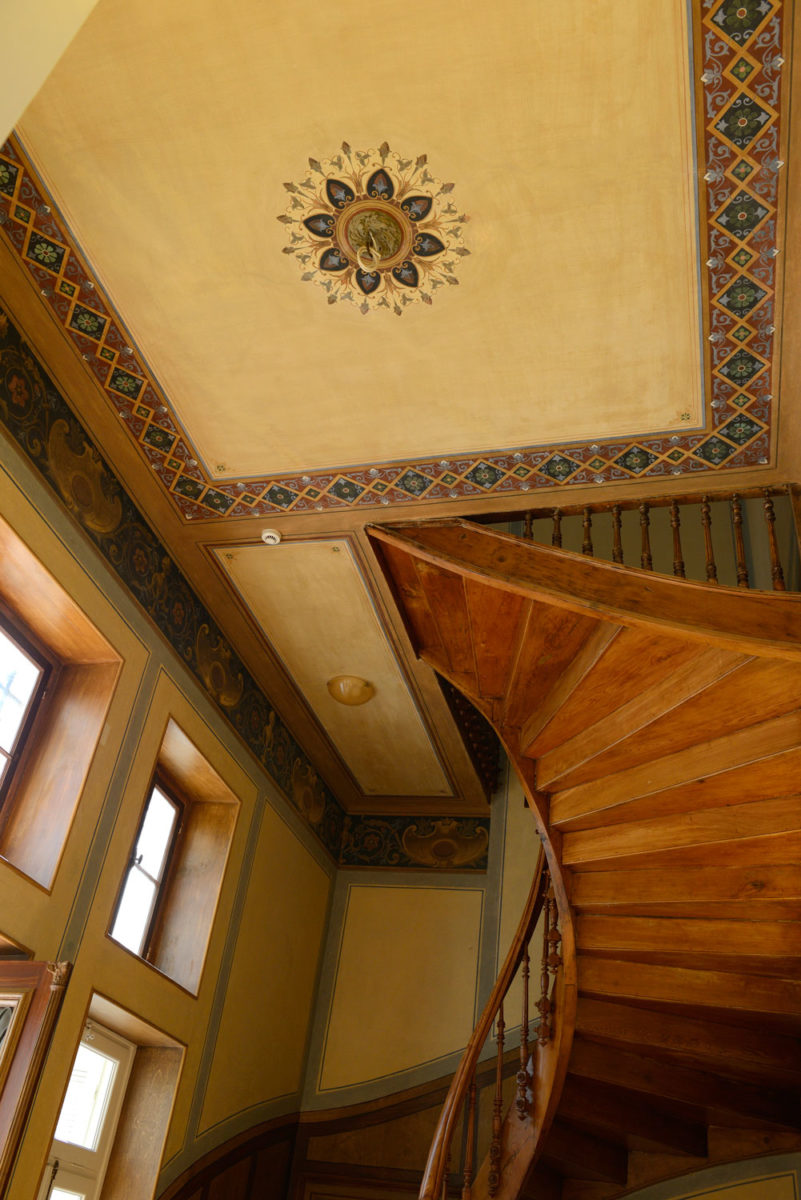 View inside the Castle of the Toy Museum.