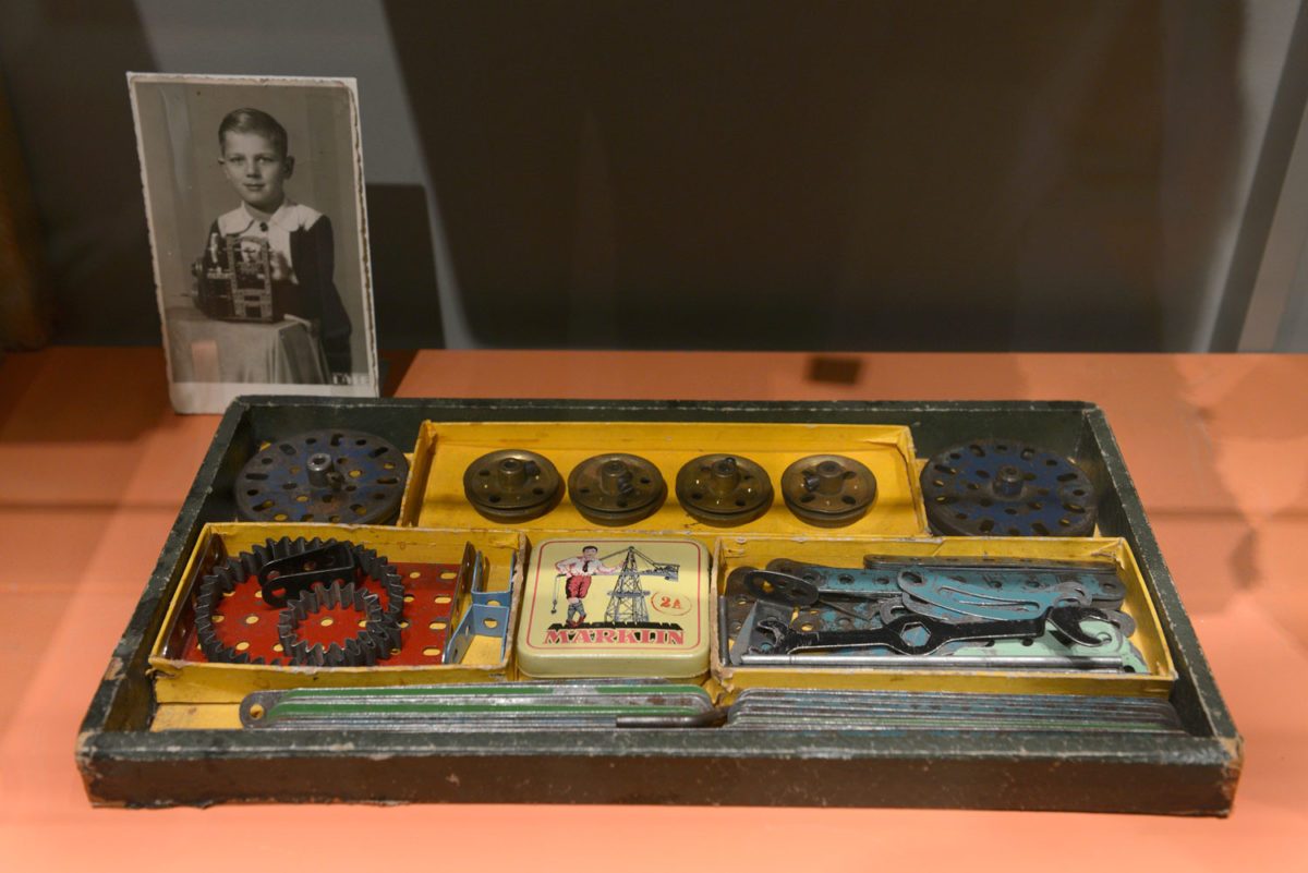 At the Toy Museum. 