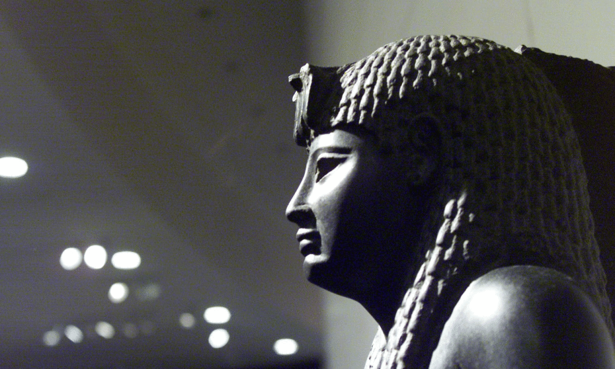 According to legend, the pharaoh killed herself with a poisonous snake. Photo Credit: Garry Weaser/The Guardian.
