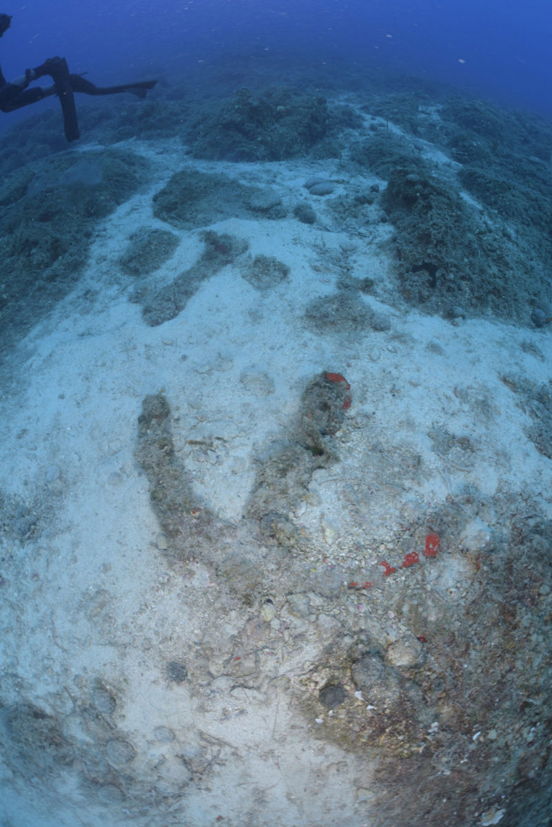 From the underwater surveys on the south coast of Naxos (Photo: Ephorate of Underwater Antiquities/ Oslo University).