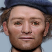 Face of Scottish soldier found in mass grave in Durham revealed