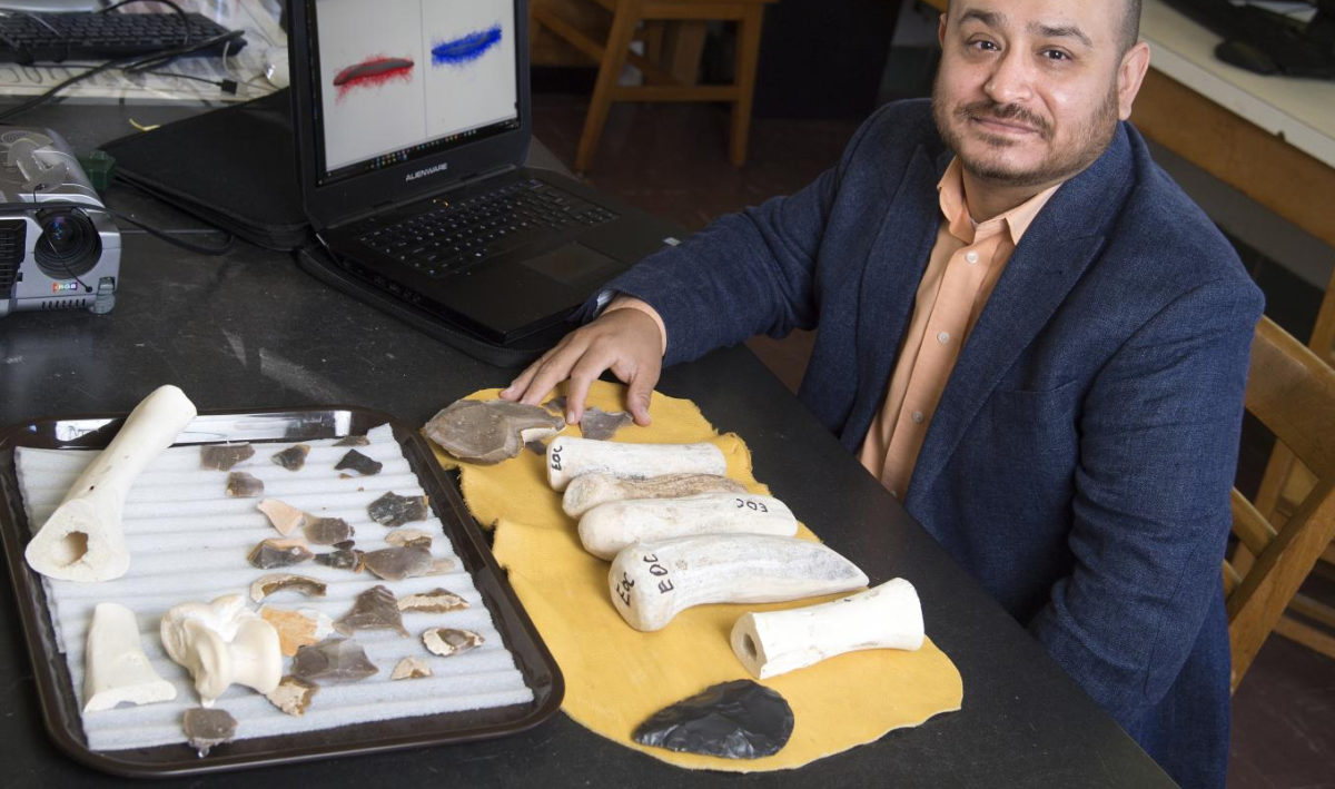 Researchers, led by a Purdue University anthropology professor, have found that statistical methods and 3D imaging can be used to accurately measure animal bone cut marks made by prehistoric human butchery, and to help answer pressing questions about human evolution.