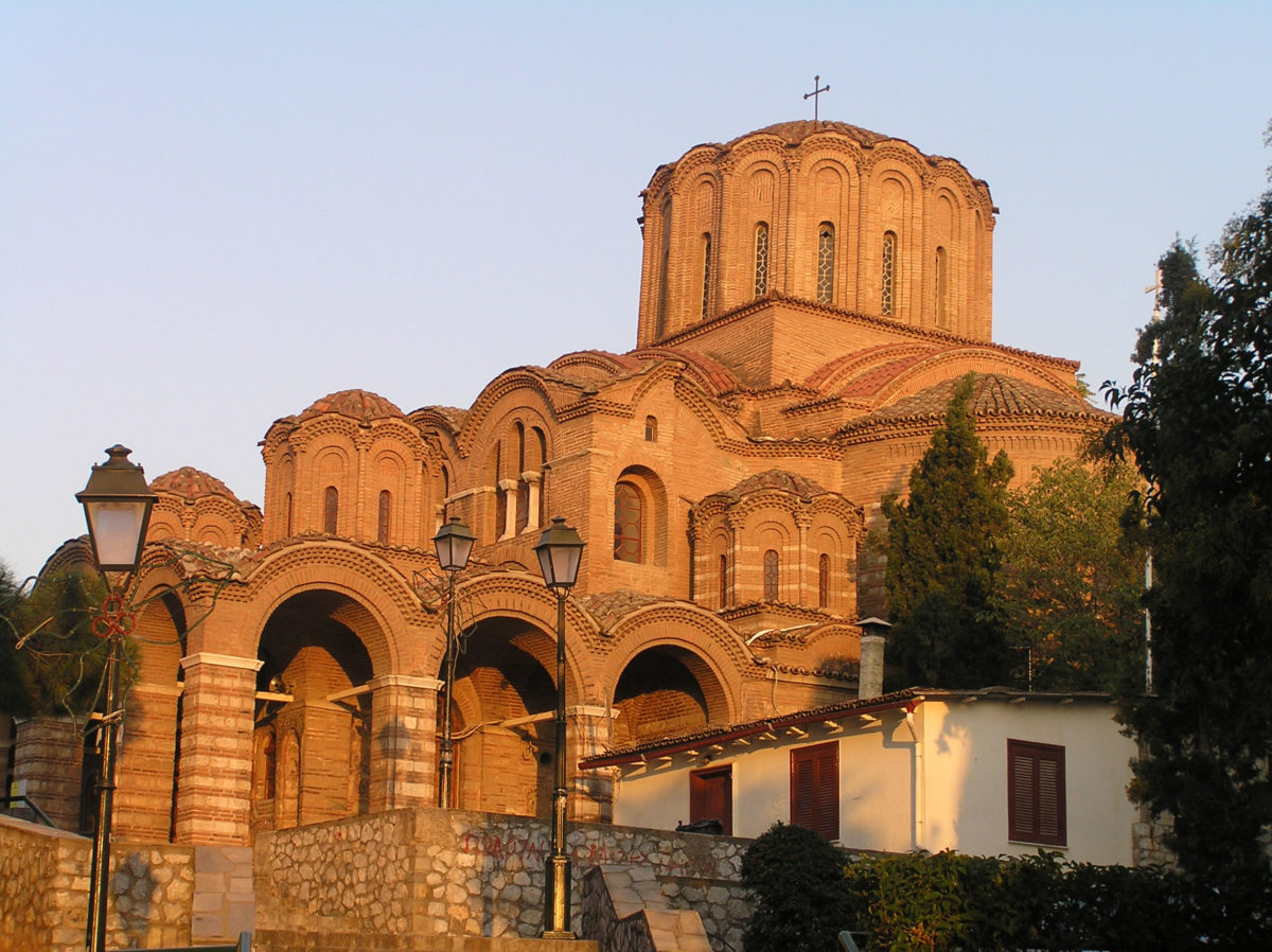 Fig. 1. The church of Elijah the Prophet. View from the south (at 17:03 in October). 