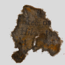 Fragments of pirate paper discovered and conserved from Queen Anne’s Revenge