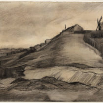 Both ‘The Hill of Montmartre with Stone Quarry’ and another drawing attributed to Van Gogh