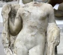 Aphrodite statue and floor mosaics unearthed in Thessaloniki