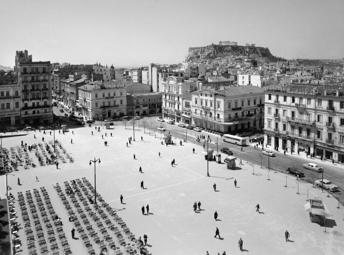 Dimitrios Harissiadis, View of the Syntagma Square, 1956.  