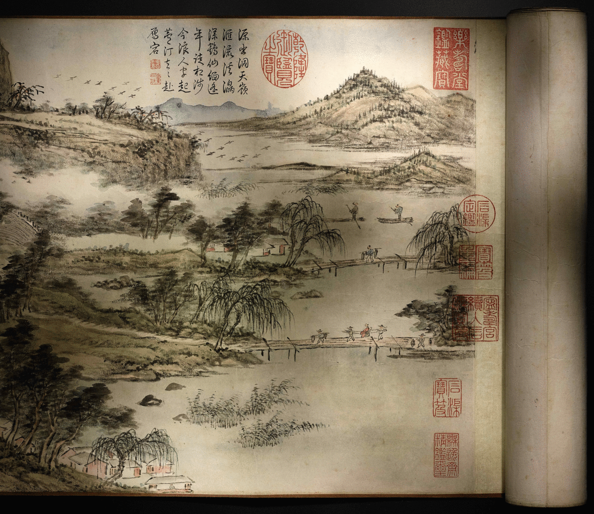 Ten Auspicious Landscapes of Taishan by Qian Weicheng. Photo Credit: Sotheby's.