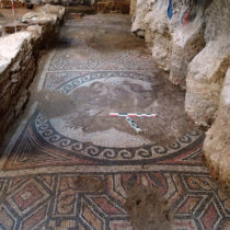 The mosaic floors found in Thessaloniki Metro will be detached and conserved