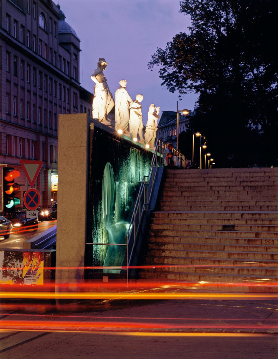 Remodelling of Esterhazy Park, Vienna, 1998-2000.